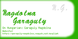 magdolna garaguly business card